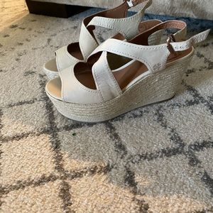 Leather upper Lucky Brand Wedges size 9.5.